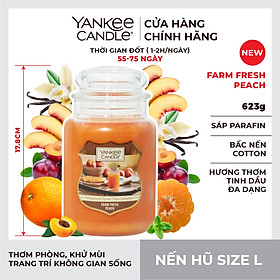 Hình ảnh Nến hũ Yankee Candle size L - Farm Fresh Peach (623g)