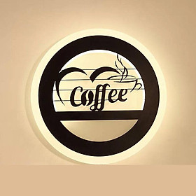 Đèn tường LED Cafe C2 3 chế độ màu ánh sáng họa tiết độc đáo