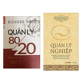 Hình ảnh Combo Sách Kỹ Năng Để Trở Thành Nhà Quản Lý Chuyên Nghiệp: Quản Lý 80/20 + Quản Lý Nghiệp (Tặng kèm bookmark thiết kế)