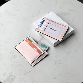 Ví Mini Card PANDAGO Mini 05 Thời Trang Nhỏ Gọn Da Thật