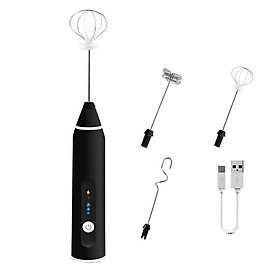 USB Sạc Cà Phê Sữa Drink Frother Sữa Rửa Mặt Foamer 3 Tốc Độ Điện Máy Đánh Trứng Cầm Tay Điện Máy Trộn Thực Phẩm Xay Sinh Tố - one