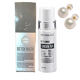 Sữa Rửa Mặt Detox BlanC Thải Độc Sủi Bọt Trắng Da Detox Mask (Mẫu mới) + Tặng Kèm hoa tai ngọc trai cực xinh