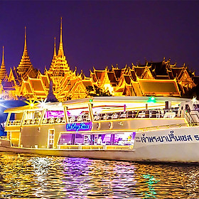 Xe Đưa Đón + Bữa Tối Trên Chao Phraya Princess (Từ Bến Tàu River City Pier)