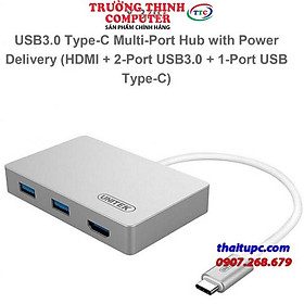 Mua Hub USB 3.0 2 Ports+HDMI Chính hãng Unitek (Y- 3707)Type-C - HÀNG CHÍNH HÃNG