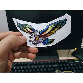 Tem Sticker Phản Quang 7 Màu hình Đại Bàng / Chim ưng Trang Trí Xe Máy, Điện Thoại, Laptop