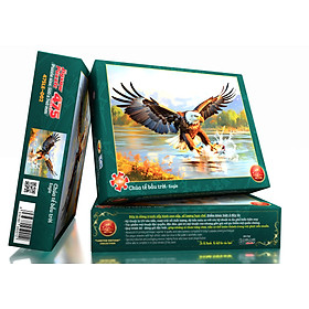 Tranh ghép hình trong vài phút - Tranh xếp hình cao cấp tia sáng - Tranh ghép hình 475 mảnh - 002-Chúa tể bầu trời