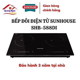 Mua BẾP ĐÔI ĐIỆN TỪ SUNHOUSE SHB-588DI Booster 2200W - Hàng chính hãng