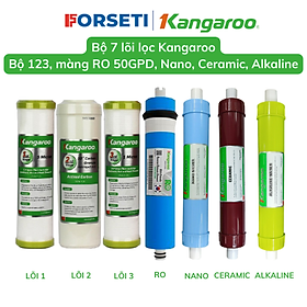 Mua Combo 7 lõi lọc nước Kangaroo hàng chính hãng dùng cho máy lọc nước Kangaroo KG104A KV ( không có đèn UV)