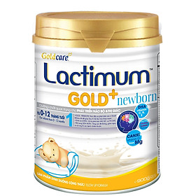 Goldcare Lactimum Gold + Newborn 1 0 12 tháng tuổi 900 gam