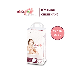 Bịch Tã Dán ROSE BABY size L 48 miếng