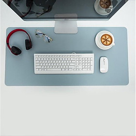 Tấm Da PU Trải Lót Bàn Làm Việc DeskPad Cỡ Lớn Kiêm Bàn Di Chuột Máy Tính 120x50, 100x50, 80x40, 60x40