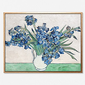 Irises – Tranh canvas trang trí treo tường Vincent Van Gogh 60 x 80 cm