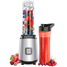 Máy Xay Sinh Tố Cầm Tay Mini 400W Công Suất Cao 600Ml