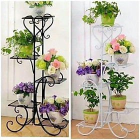 Mua KỆ ĐỂ CHẬU HOA CÂY CẢNH 5 TẦNG Loại to đĩa vuông
