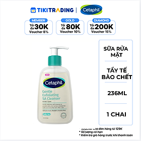 Sữa Rửa Mặt Tẩy Tế Bào Chết Dịu Nhẹ Cetaphil (BHA) 236ml