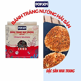 BÁNG TRÁNG MỰC NƯỚNG SỐT CAY 125G/ 65G - Đặc sản Nha Trang, Đế Bánh Giòn, Mực Tươi Tự Nhiên