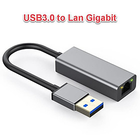 Mua Cáp USB 3.0 to Lan Gigabit vỏ nhôm cao cấp