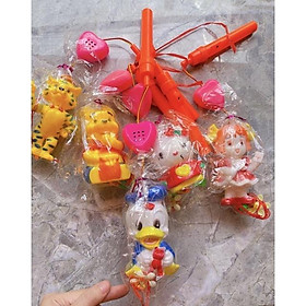 Lồng Đèn Trung Thu Mèo Bé Gái, Gấu Có Đèn Và Nhạc Tặng Pin - Lồng Đèn Bé Gái
