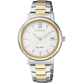 Đồng hồ nữ citizen dây thép không gỉ fe6094-84a - mặt trắng