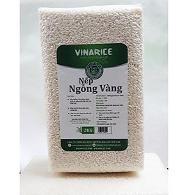 Đặc sản An Giang - Nếp Đặc Sản Ngỗng Vàng - túi ép chân ko 2kg