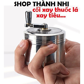 Mua Cối Xay Thuốc Cầm Tay Bằng Kim Loại   thuốc sợi cho tẩu thuốc  tiêu ớt ( giao màu ngẫu nhiên)