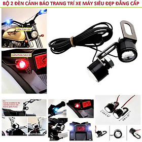 Combo 2 Đèn LED Trang Trí Xe Máy – Lắp Chân Gương Cực Dễ, Gắn Góc Cây Cảnh Cũng Chuẩn