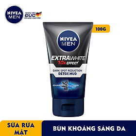 Sữa Rửa Mặt NIVEA MEN Detox Mud Bùn Khoáng Giúp Sáng Da & Mờ Thâm Mụn (100G) - 81775