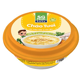 Cháo Tươi Baby Gà Thảo Mộc & Hạt Sen SG Food (240g)