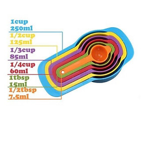 Mua Bộ thìa đo 6 món 6 màu