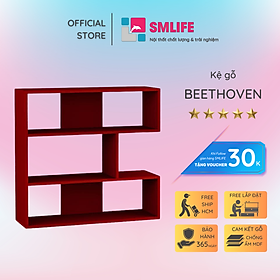 Mua Giá sách bằng gỗ kiểu dáng tiện dụng SMLIFE Beethoven