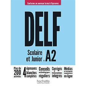 Sách học tiếng Pháp: DELF junior/scolaire A2 Nouveau format d'épreuves