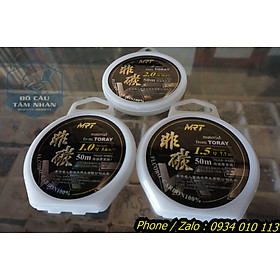 Mua 01 Cuộn dây làm thẻo MRT Phi Quân Fluorocarbon 100% 50 m chuyên dùng cho câu Đài
