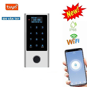 Mua Đầu đọc vân tay kiểm soát cửa độc lập quản lý từ xa qua App Tuya HFD1-W ( 500 vân tay) - Hàng nhập khẩu