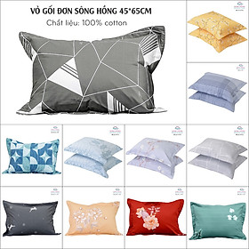 Vỏ gối đơn Sông Hồng 45cm x 65cm