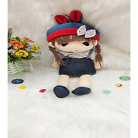 Gấu Bông Búp Bê ChiPi ÁO JEAN CHÂN DÀI