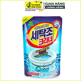 Bột tẩy lồng vệ sinh máy giặt Hàn Quốc Sandokkaebi 450gr, nước vệ sinh máy giặt giúp máy giặt luôn sạch