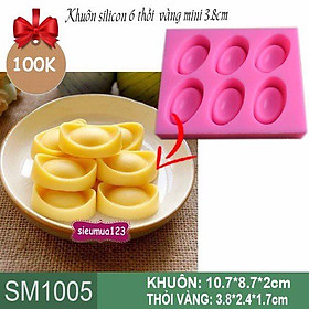 Mua Khuôn silicon hình 9 thỏi vàng