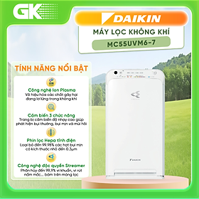 Mua Máy lọc không khí Daikin MC55UVM6-7 (phù hợp phòng 41m2) - Hàng chính hãng bảo hành 12 tháng
