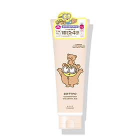 SỮA RỬA MẶT & TẨY TRANG TẠO BỌT DƯỠNG ẨM BỔ SUNG ACID HYALURONIC SOFTYMO (Bản giới hạn_Minion)