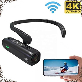 Head-Mounted Sport Camera 4K 30FPS EIS Anti Shake Digital Mini Camcorder Video Recorder Outdoor Bike Motorcycle Action Cam Color: Camera