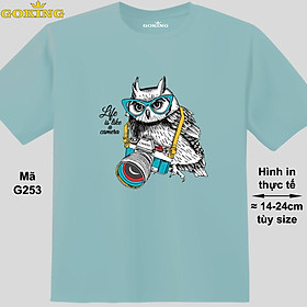 Life is like a camera, mã G253. Hãy tỏa sáng như kim cương, qua chiếc áo thun Goking siêu hot cho nam nữ trẻ em, áo phông cặp đôi, gia đình, đội nhóm