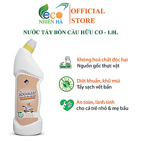 Nước tẩy bồn cầu ECOCARE 1L tinh dầu thiên nhiên, tẩy rửa bồn cầu, khử mùi, an toàn mẹ bầu