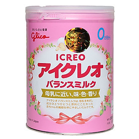 Combo 2 hộp Sữa Glico Icreo Số 0 (800g) và bộ quần áo Nous 9-12M (7-12kg)