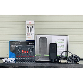 Mua Sound card V8S+ Micro thu âm LGT 240 Cao Cấp sản phẩm card âm thanh nâng cấp  thêm mic thu âm cao cấp
