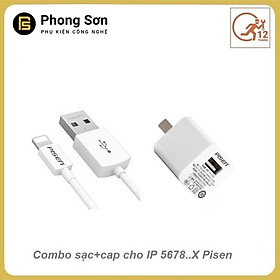 Mua Combo Bộ cáp sạc 1A pisen - Hàng Chính Hãng