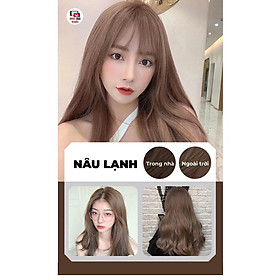 Mua combo nhuôm nâu lạnh kèm oxi và gang tay