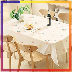 Khăn trải bàn nhựa PVC không thấm nước, hoạ tiết hiện đại