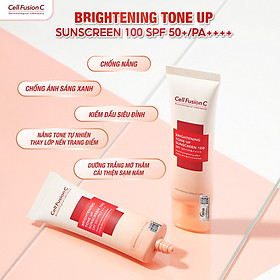 Kem chống nắng bật tone da BRIGHTENING TONE UP SUNSCREEN 100 SPF 50+/PA