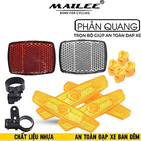 Phản Quang Xe Đạp Mai Lee PQ-089 Chất liệu Nhựa Giúp An Toàn Ban Đêm, Đạp Xe, Phù Hợp MTB Có Căm - Mai Lee