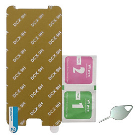 Bộ Kính Cường Lực Dẻo Nano Cho Samsung Galaxy J5 Prime (Trong Suốt) + Cây Lấy Sim Hình Giọt Nước - Hàng Chính Hãng